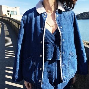 j crew denim swing jacket